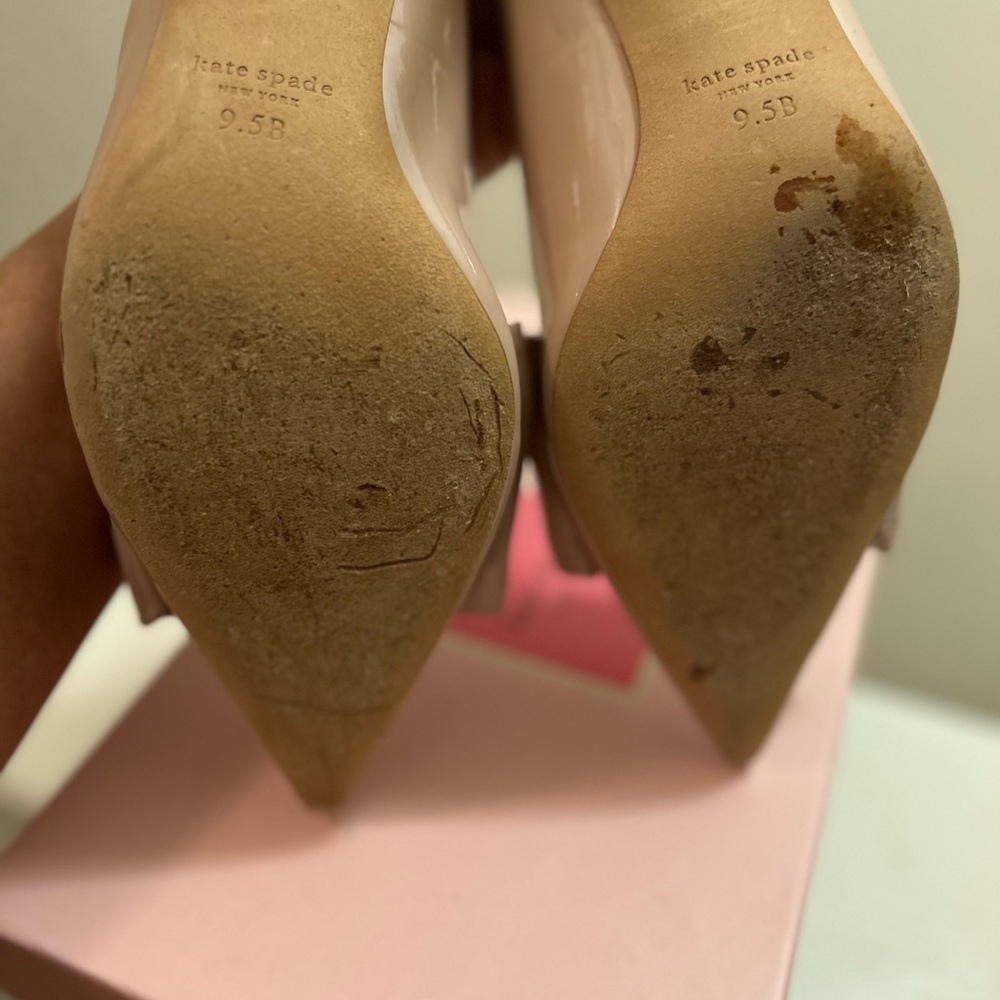 Kate Spade Pale Vellum Bow Pump Size 9.5 View 4